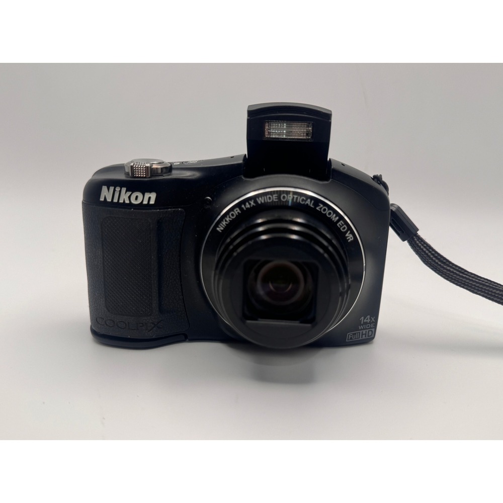 Nikon Coolpix L620 Digital Camera Black 18.1MP 14x Optical Zoom Full HD 1080p